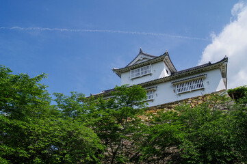 復元された津山城の備中櫓