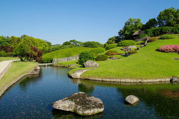 日本三名園の一つである後楽園