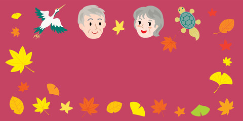 敬老の日の背景素材