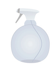 Spray bottle with sprayer. vector