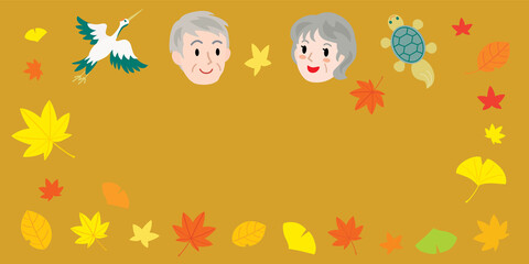 敬老の日の背景素材