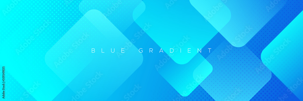 Poster abstract blue light horizontal on technology concept background with square shape dynamic and sport 