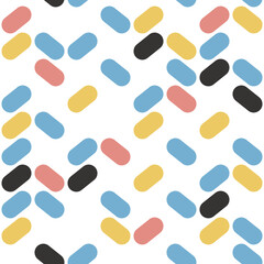 Colored sticks. Vector seamless sticks for pillows, prints, cups, wallpapers, notebooks.