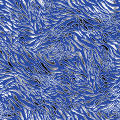 Scribble Style Hand Drawn Animal Stripes Dots Abstract Seamless Pattern Digital Colorful Design Perfect for Activewear and Swimwear Fabric Print