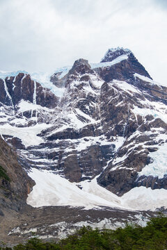 Glacier Frances, French Valley, Torres del Paine National Park in Chile