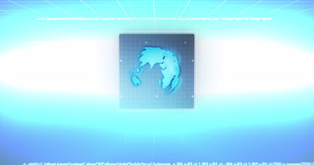 Image of screens with scopes scanning and data processing