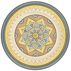 Ukrainian round ornament
