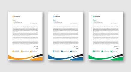 Letterhead Template Editable Letterhead Design