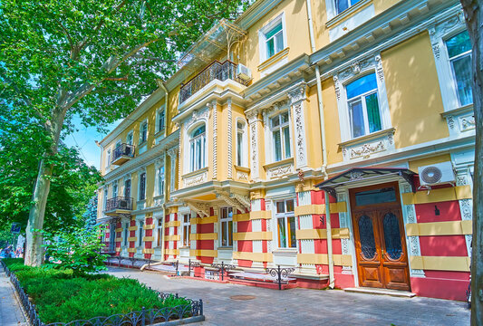 Historic tenement house, Puskin street, Odessa, Ukraine