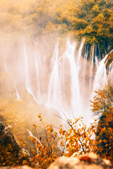 Autumn Waterfalls in Croatia - 509355601