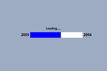 ist loading.... grau blau 2055/2056
