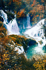 Autumn Waterfalls in Croatia - 509355825