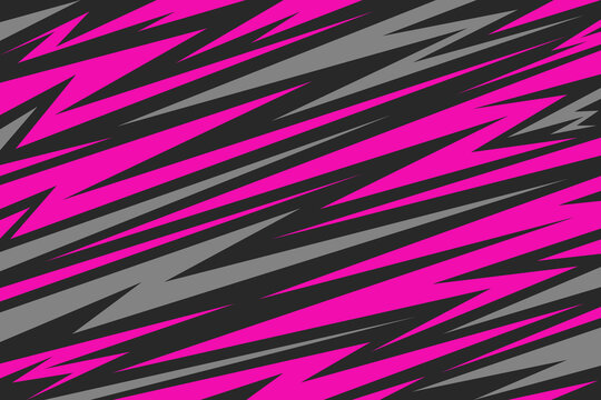 Abstract background with various sharp, zigzag and arrow pattern