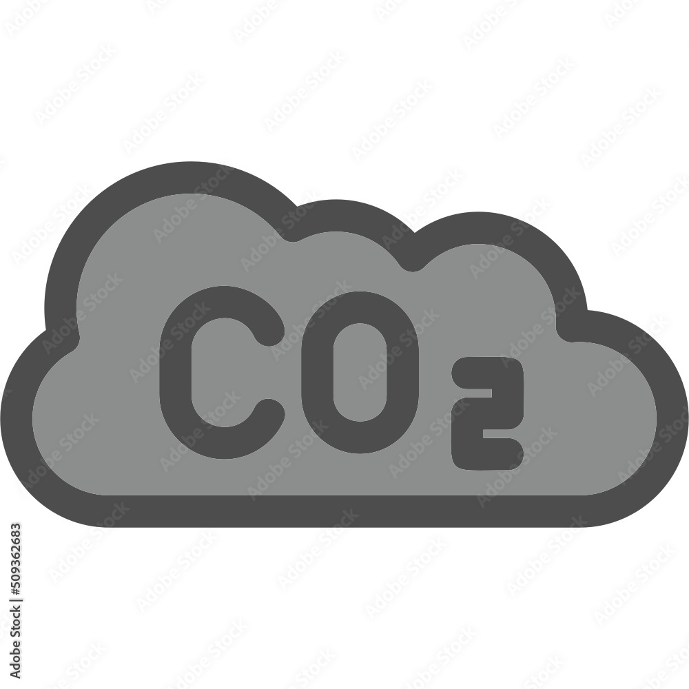 Canvas Prints co2 icon