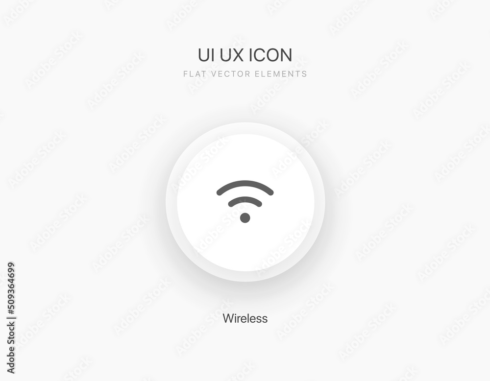 Poster wifi icon soft ui with shadow. vector wi-fi signal black. wireless icon. wifi internet sign isolated