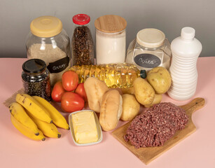 Brazilian basic food basket