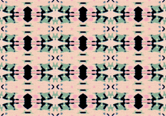 pink and green retro seamless pattern