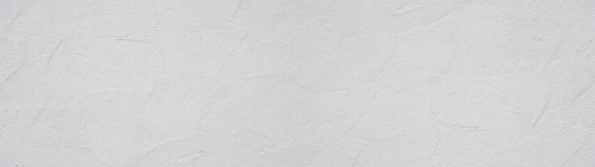 White gray bright textured plaster with spatula technique wall texture background banner panorama