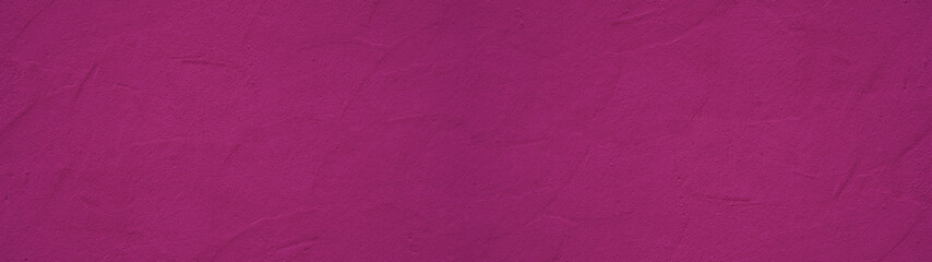 Abstract pink neon colored textured plaster or paper with spatula technique texture background banner panorama