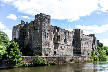 Medieval Gothic castle in Newark on Trent, near Nottingham, Nottinghamshire, England, UK.