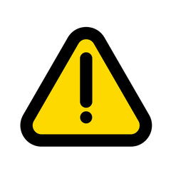 hazard attention sign vector illustration