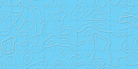 Obraz premium opographic map background with space for copy . Line topography map contour background , geographic grid abstract vector illustration . Mountain hiking trail over terrain .