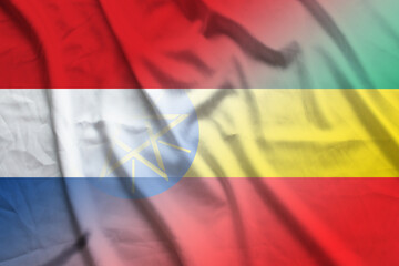 Netherlands and Ethiopia government flag international contract ETH NLD