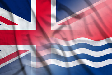England and Kiribati official flag international relations KIR GBR