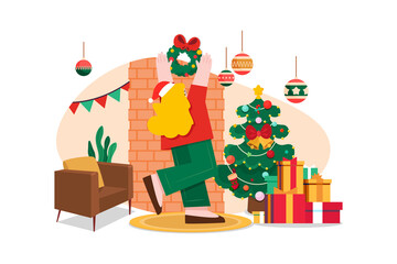 Christmas decoration at home
