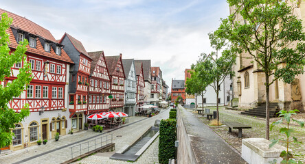 Fachwerkhäuser in Ochsenfurt in Unterfranken