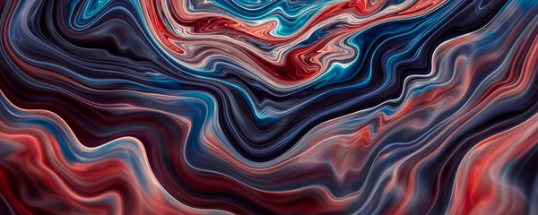 Abstract oil painting red blue acrylic paint background