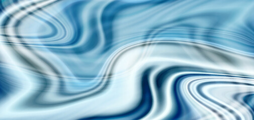 abstract blue background with waves, Shinny swirl liquid marble texture, Creative modern wavy blue background for book cover, decoration, card, and any design.