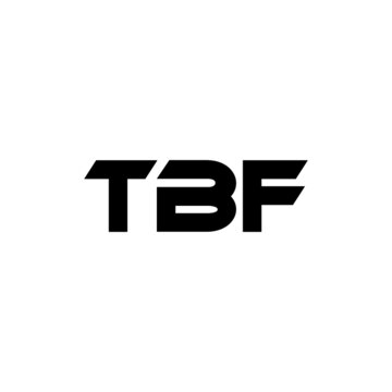 TBF letter logo design with white background in illustrator, vector logo modern alphabet font overlap style. calligraphy designs for logo, Poster, Invitation, etc.