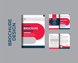 Business brochure template layout design, corporate brochure editable template layout, minimal brochure template design