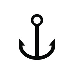 Anchor icon vector set. seafaring illustration sign collection. sailor symbol or logo.