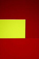 abstract background with red and yellow papers