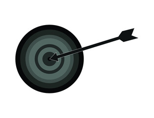 Fototapeta na wymiar target arrow icon. on white background
