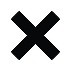 Obraz premium cross icon