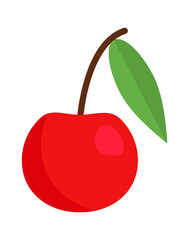 Cherry icon Healthy Food. Vector illustration