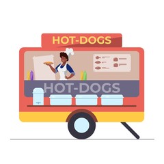 street food in fire colors-2