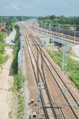 rozgałęzienie torów kolejowych