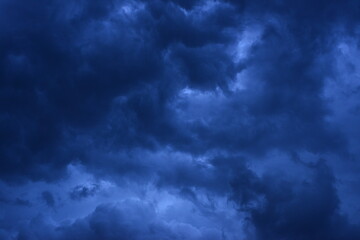 Naklejka na ściany i meble Blue sky with clouds - 10