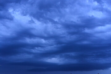 Obraz premium Blue sky with clouds - 09