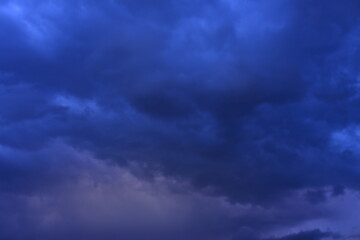 Sky and clouds - Blue Background
