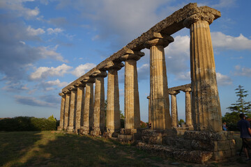 Ancient greek temple in south of Italy