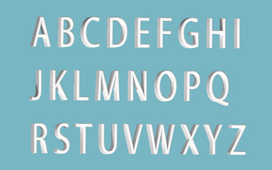 alphabet capital A to Z letter logo design
 - obrazy, fototapety, plakaty