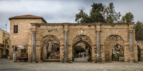Naklejka premium Famagusta Altstadt, Zypern Panorama