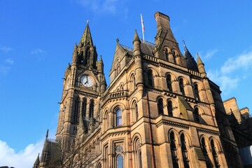 Fototapeta na wymiar Manchester City Hall