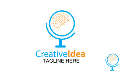 Creative Idea Logo Design Template.