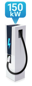150 kW electric vehicle charging station